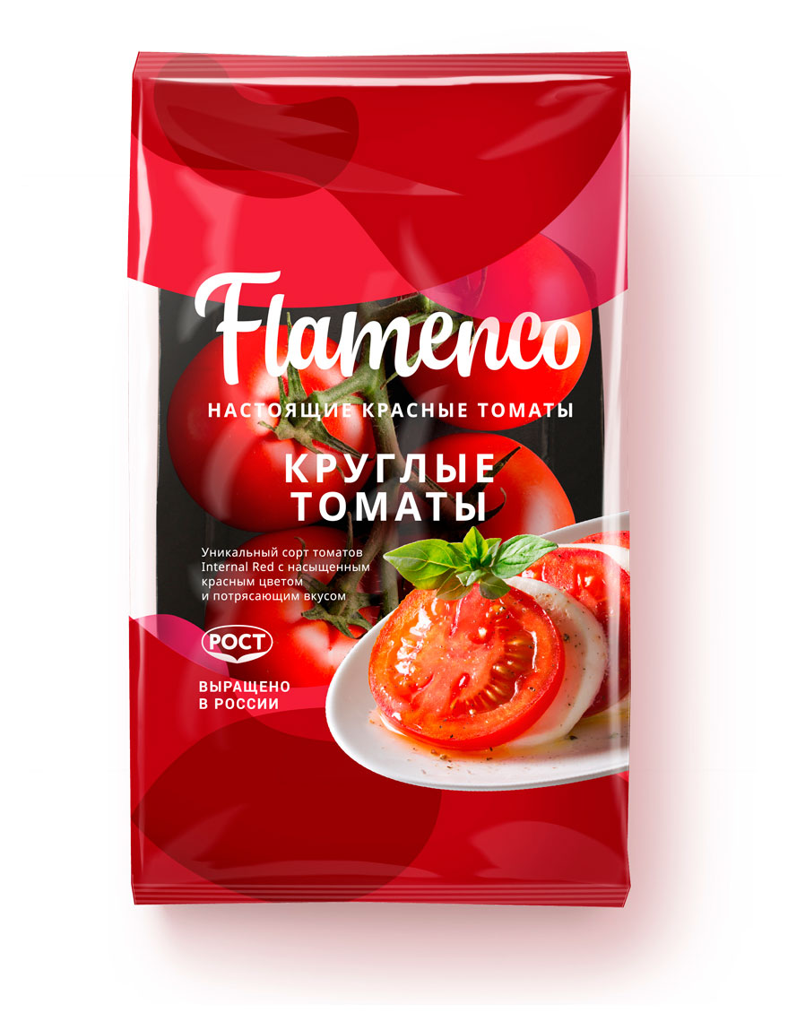 

Томаты Фламенко круглые, 450 г