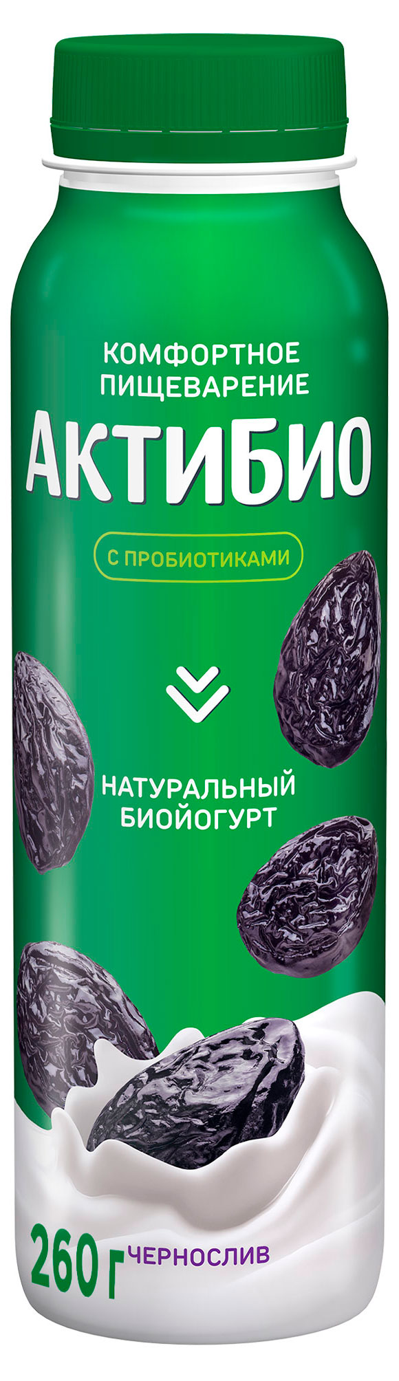 

Йогурт питьевой АктиБио с черносливом 1,5% БЗМЖ 260 г