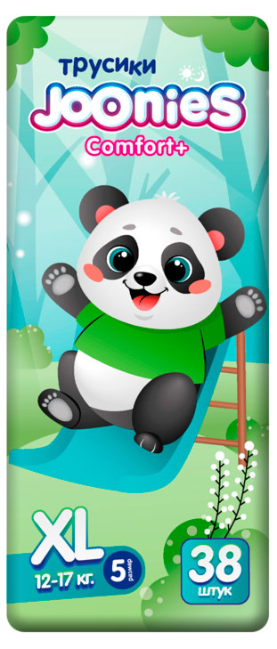 

Трусики Joonies Comfort XL (12-14 кг), 38 шт