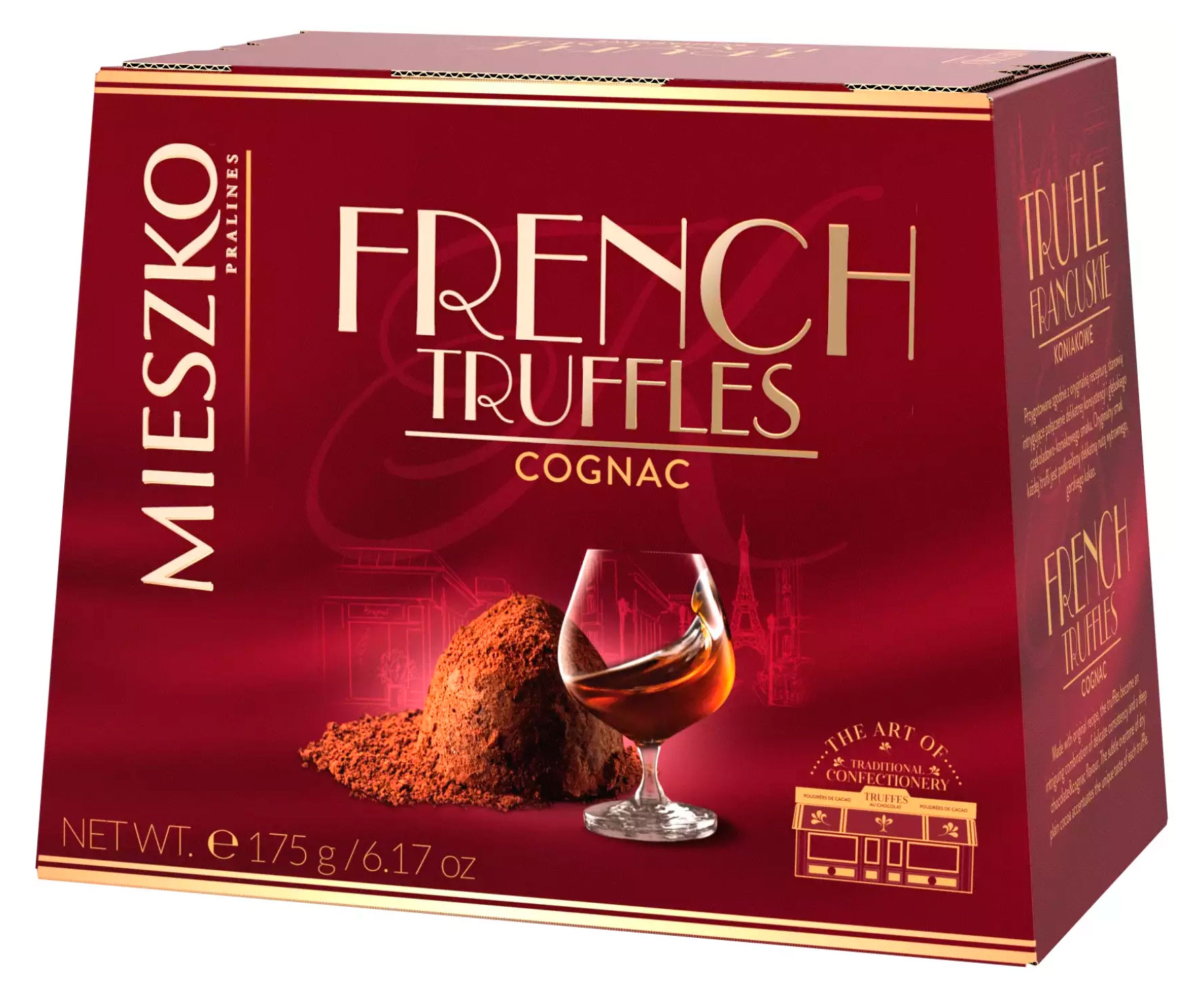 

Конфеты MIESZKO Трюфель Французский со вкусом коньяка, 175 г