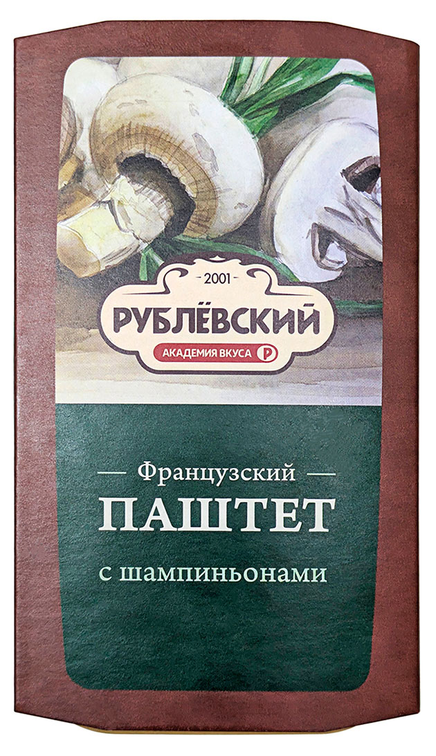 Изображение товара Паштет "Рублевский" из свиной печени с шампиньонами - 175 г