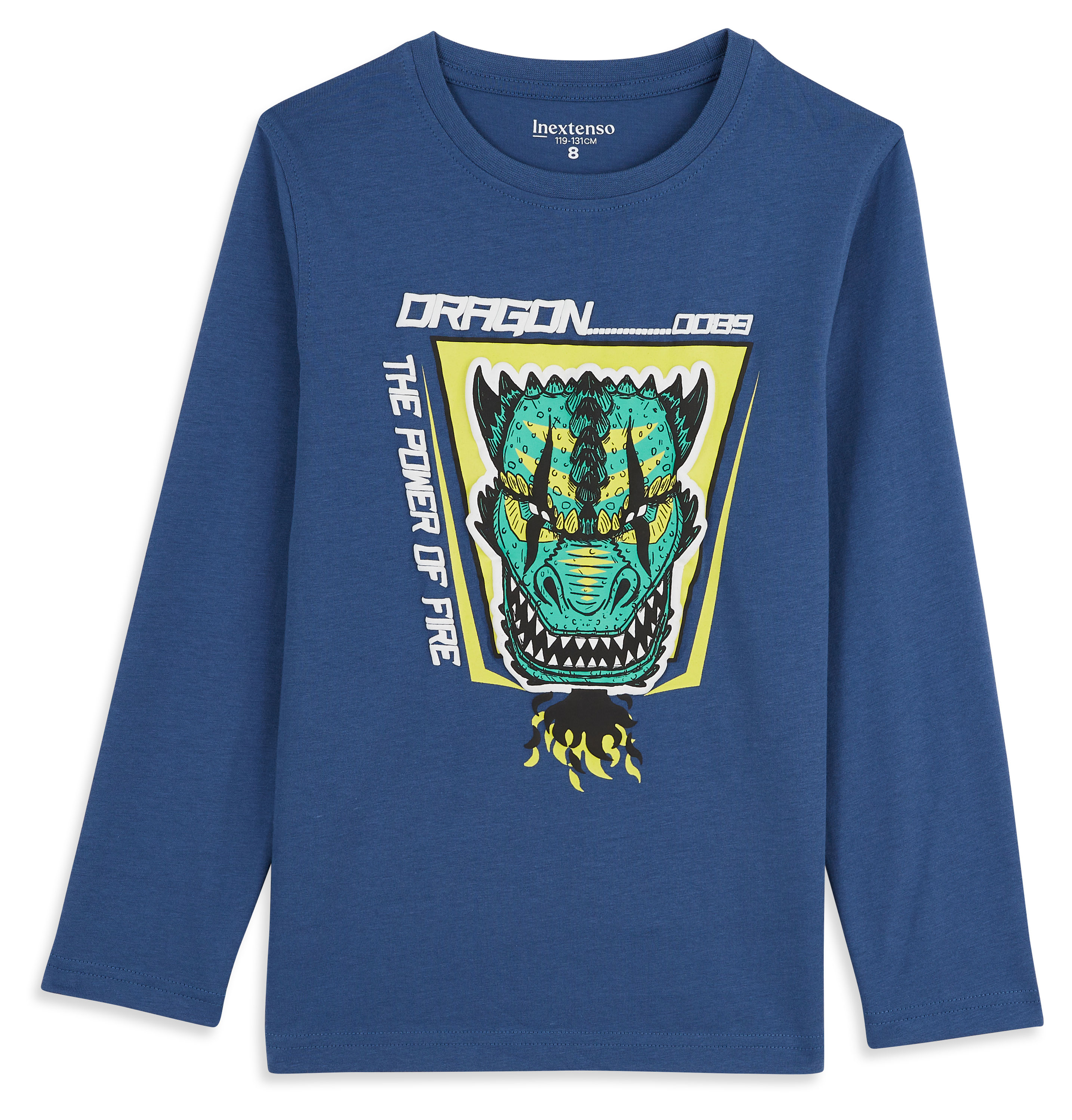 

Футболка для мальчика InExtenso с длинным рукавом синяя, р 3-14
