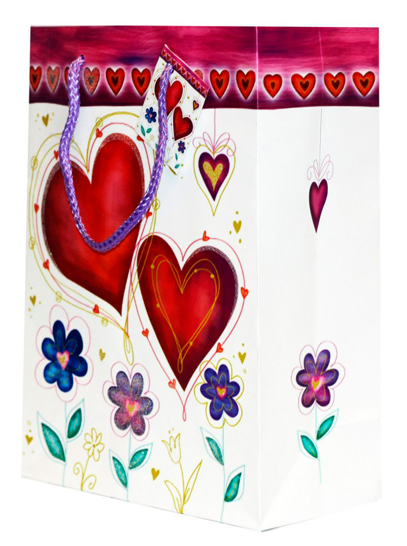 Изображение товара Подарочный пакет ArteNuevo 33х46х10 см яркий и прочный