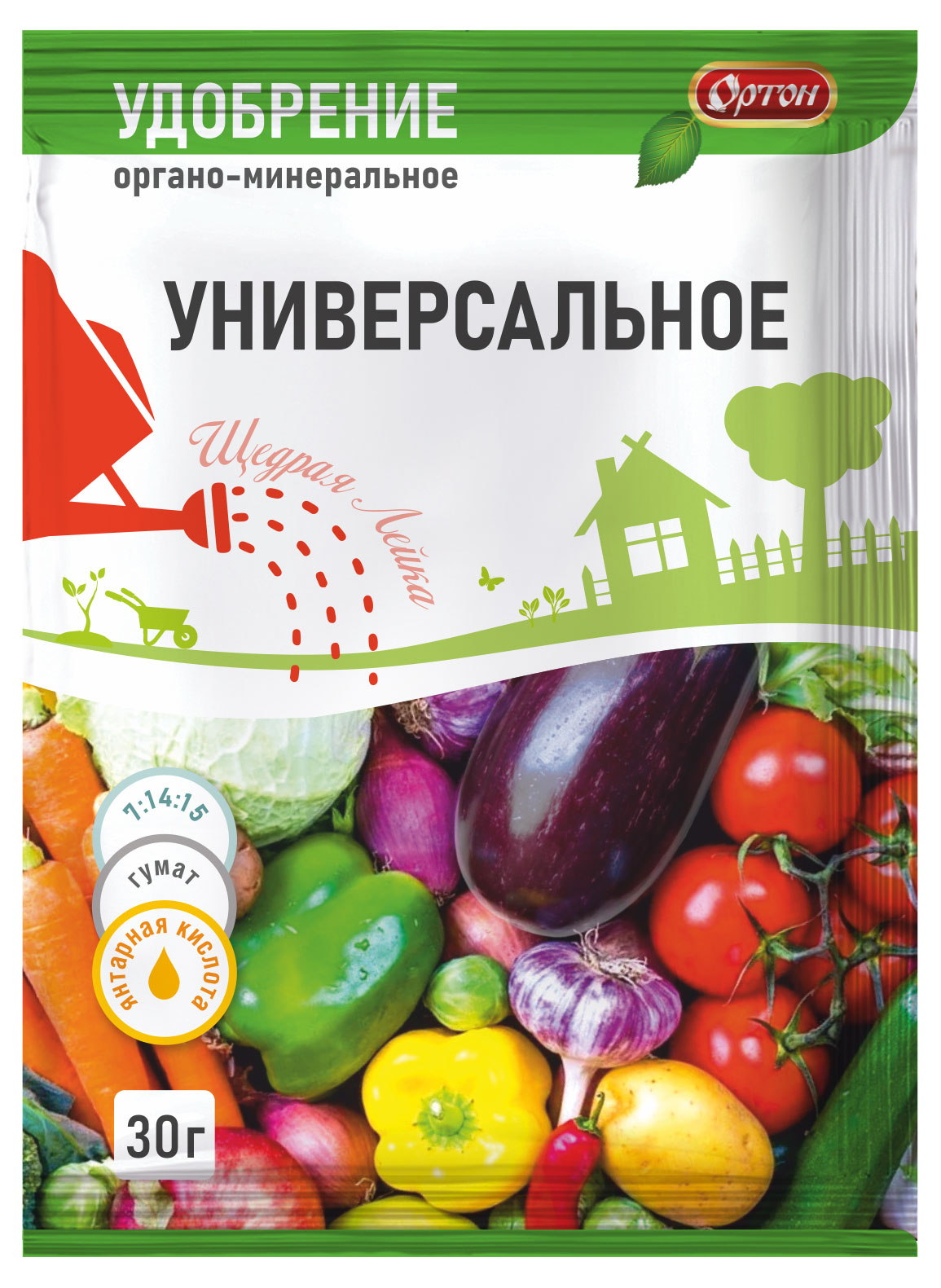 

Удобрение Ортон Тукосмесь универсальное, 30 г