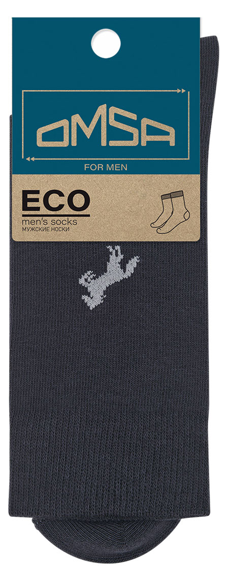 

Носки мужские OMSA for MEN Eco 405 Grigio Scuro, р. 39-41