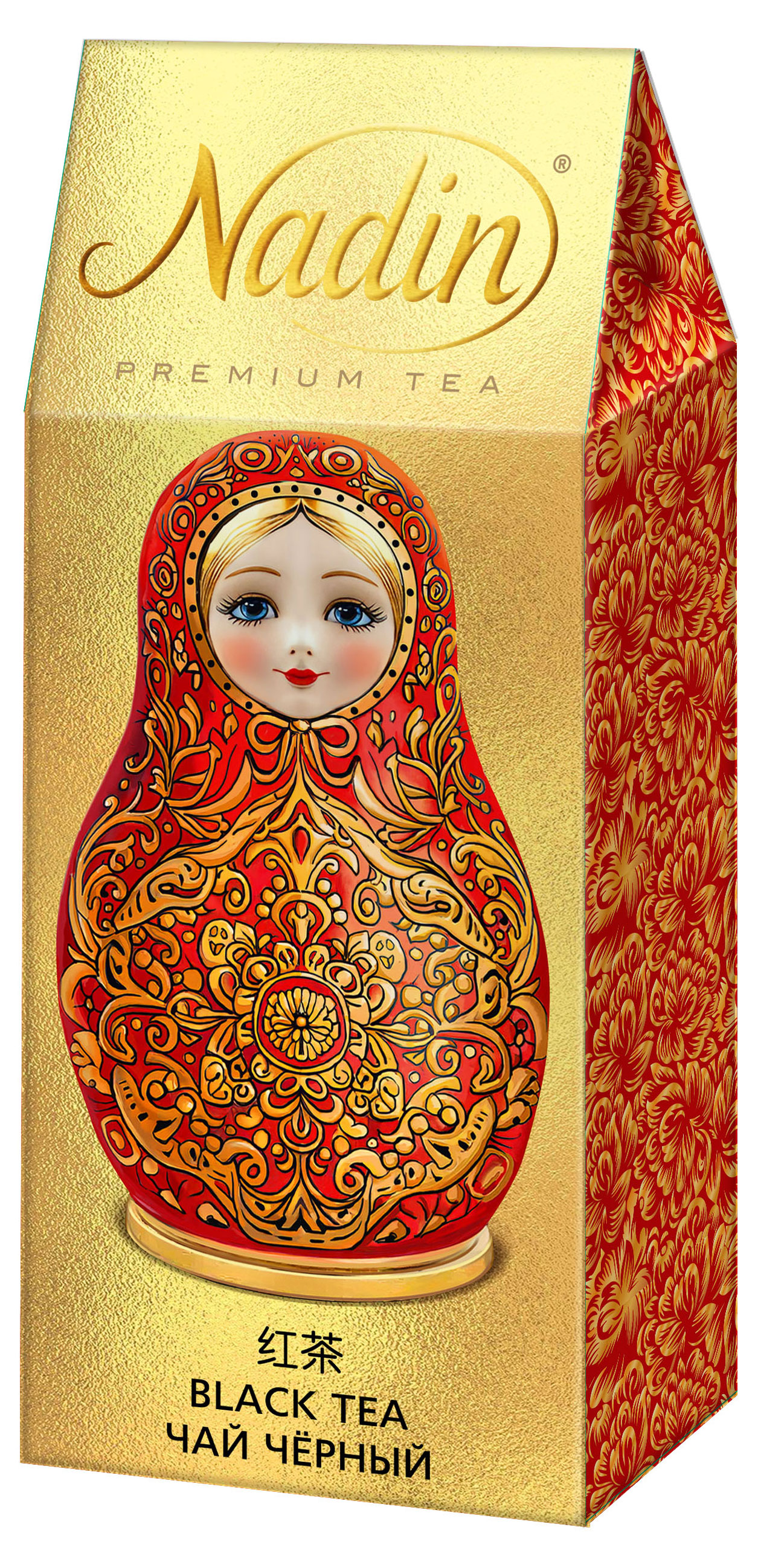 Изображение товара Чай черный Nadin с ароматом клубники и молочной карамели, 50 г