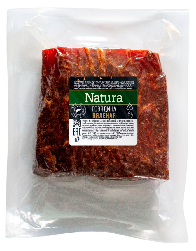

Говядина сыровяленая Natura Беларусь, ~ 350 г