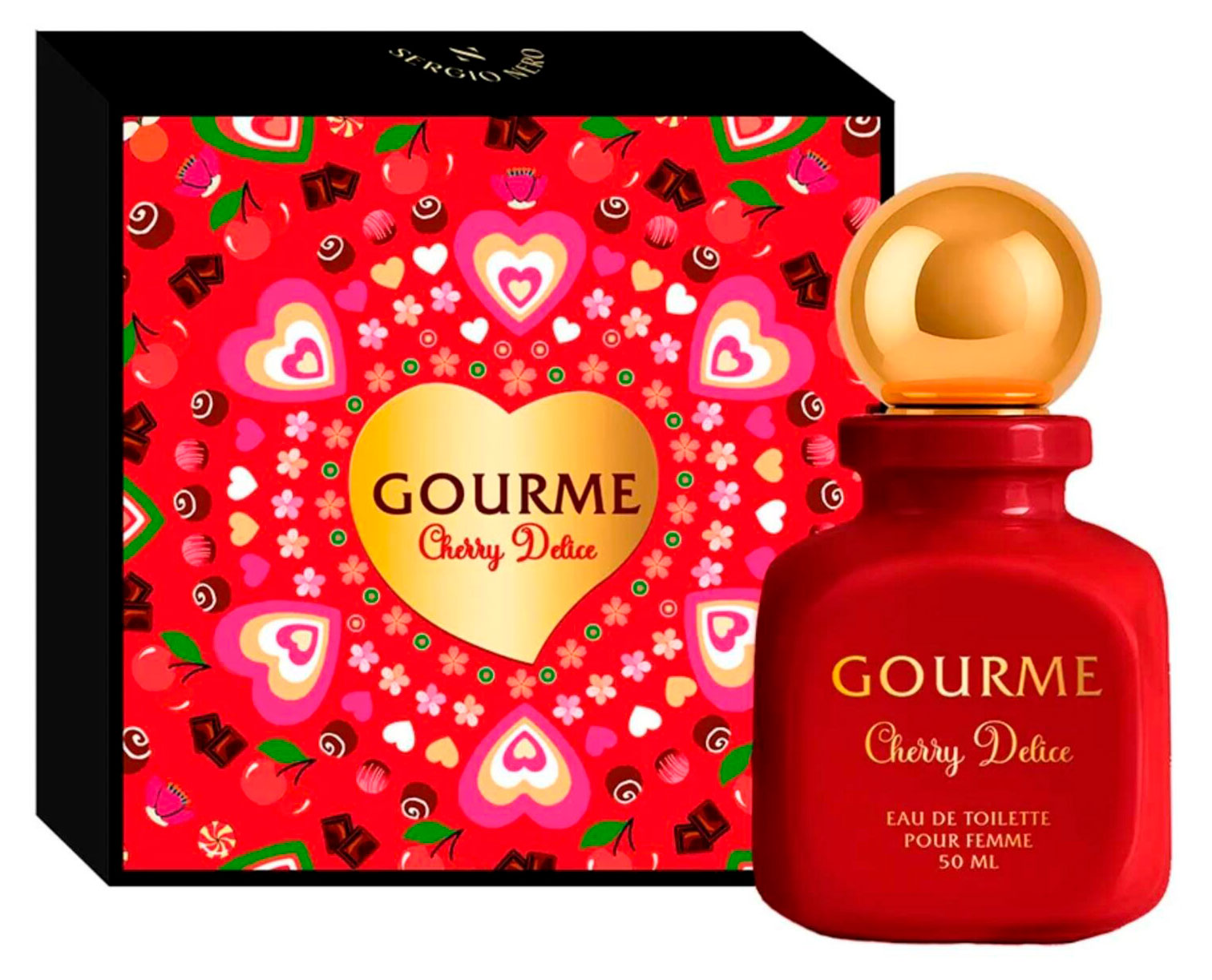 Изображение товара Туалетная вода Sergio Nero Gourme Cherry Delice 50 мл женский аромат гурманский цветочный