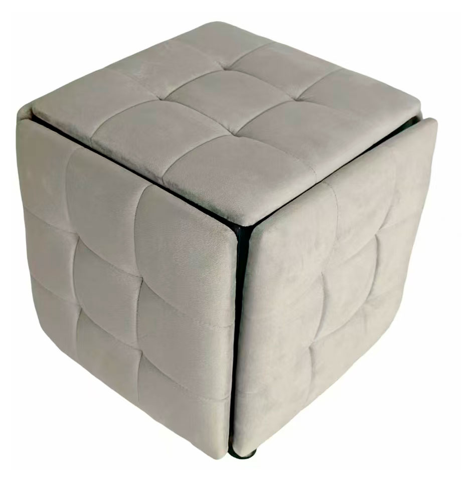 

Пуф-трансформер 5 в 1 серый, 47x47x46 см