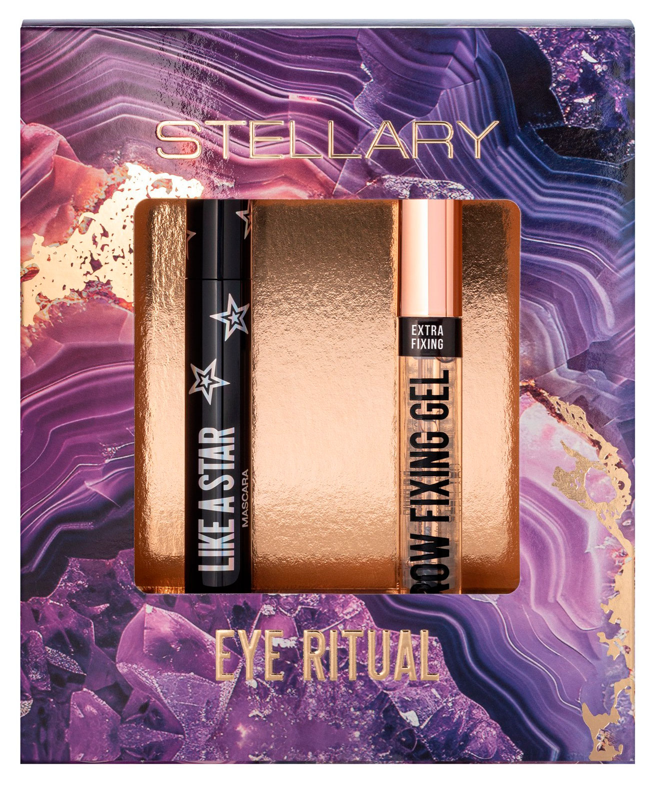 

Подарочный набор Stellary тушь Like a star + гель для бровей
