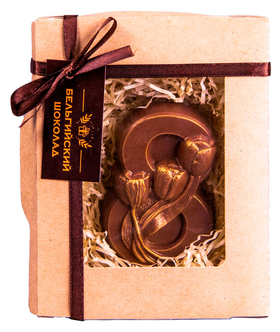 

Фигурка шоколадная Время шоколада 8 марта Три тюльпана, 80 г