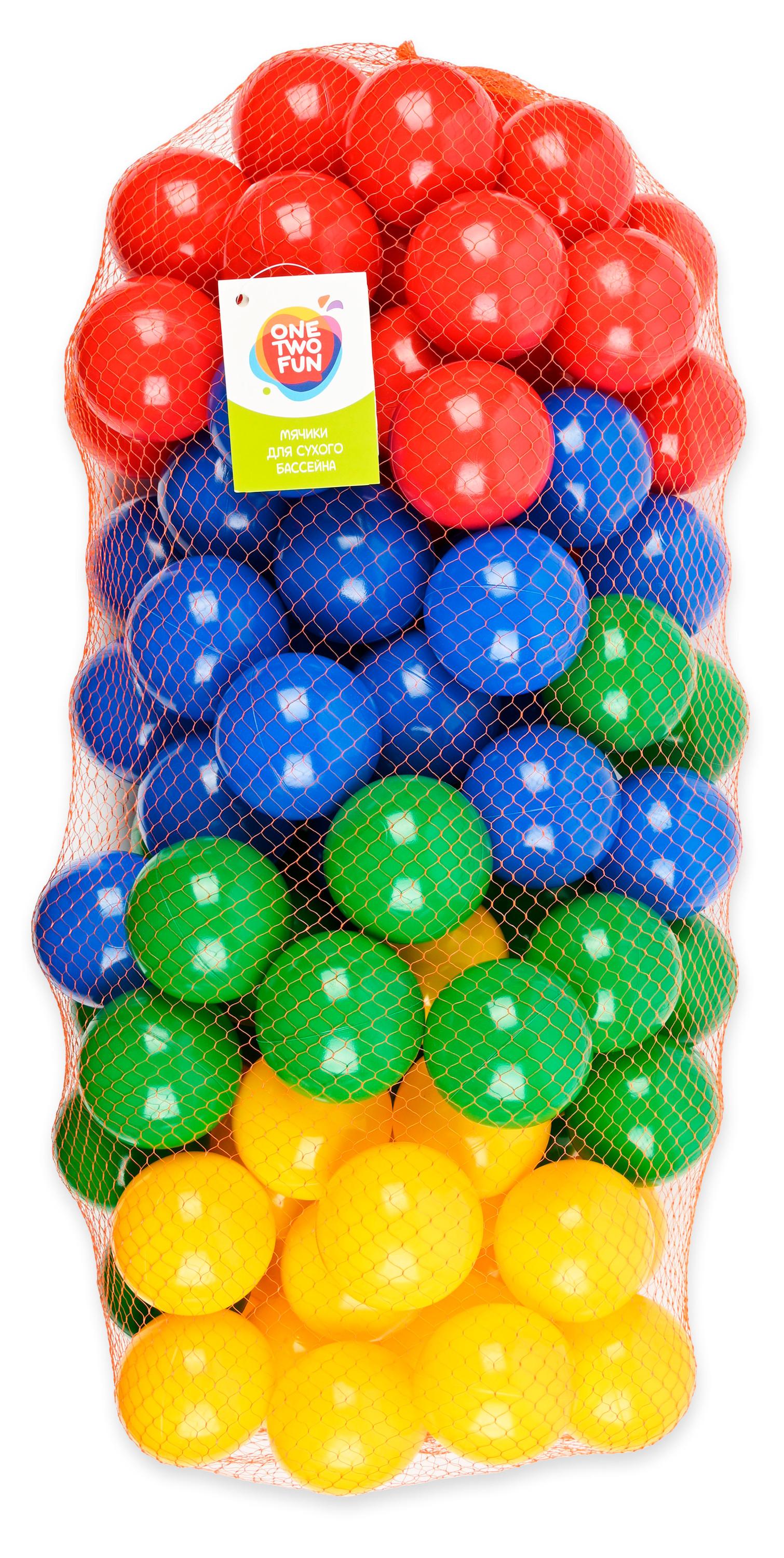 

Мячики для сухого бассейна ONE TWO FUN, 100 шт