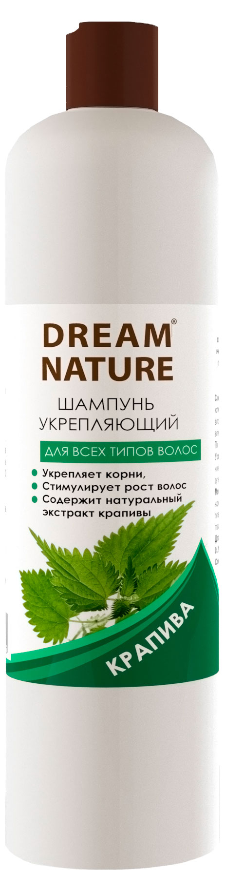 Изображение товара Шампунь для всех типов волос Dream Nature Укрепляющий с крапивой 400 мл