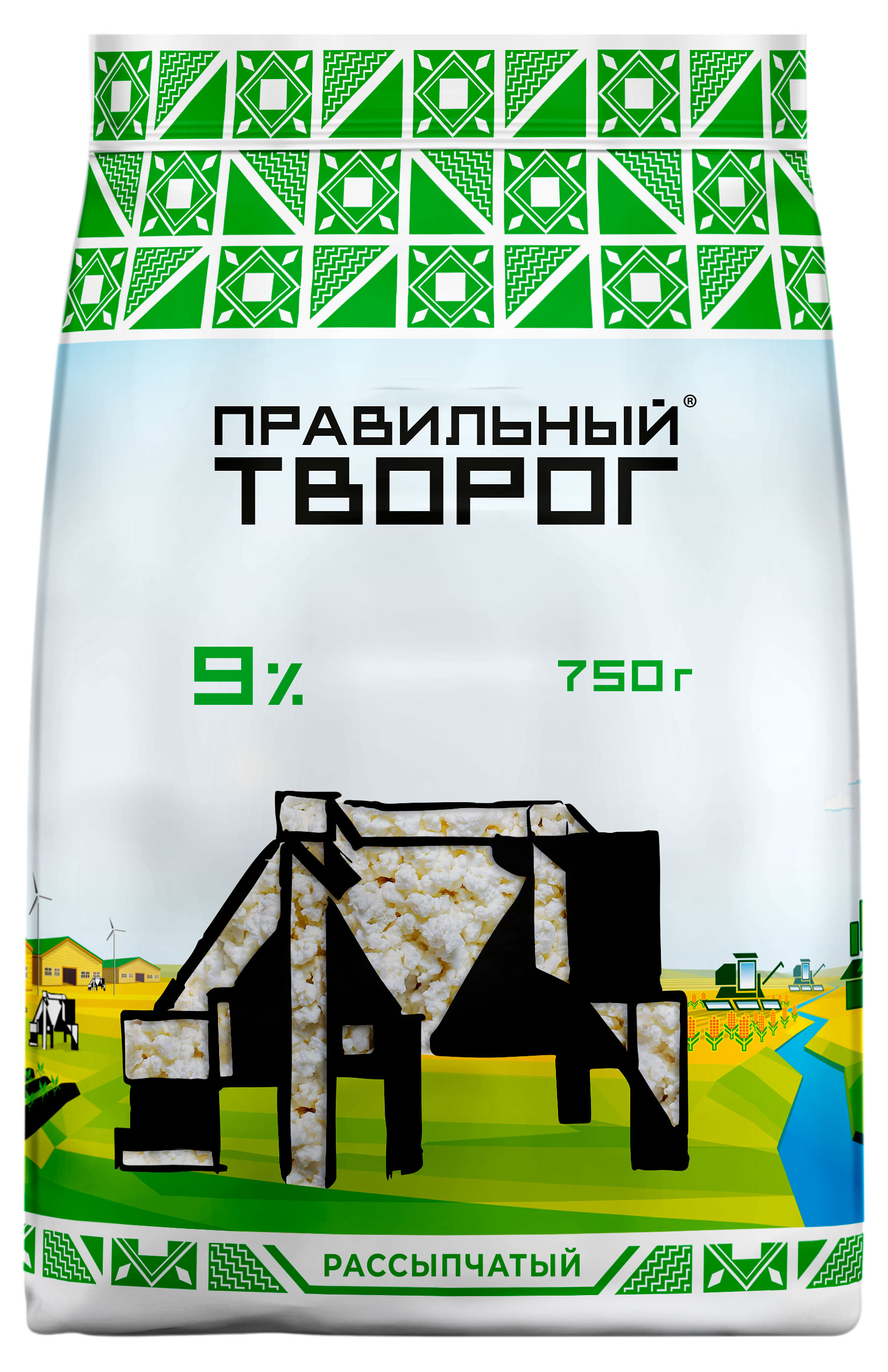 

Творог Правильный Творог 9% ГОСТ БЗМЖ, 750 г