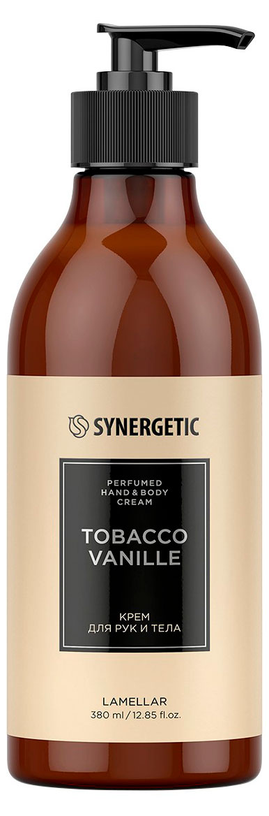 Изображение товара Synergetic табак ваниль крем для рук и тела 380 мл натуральный уход
