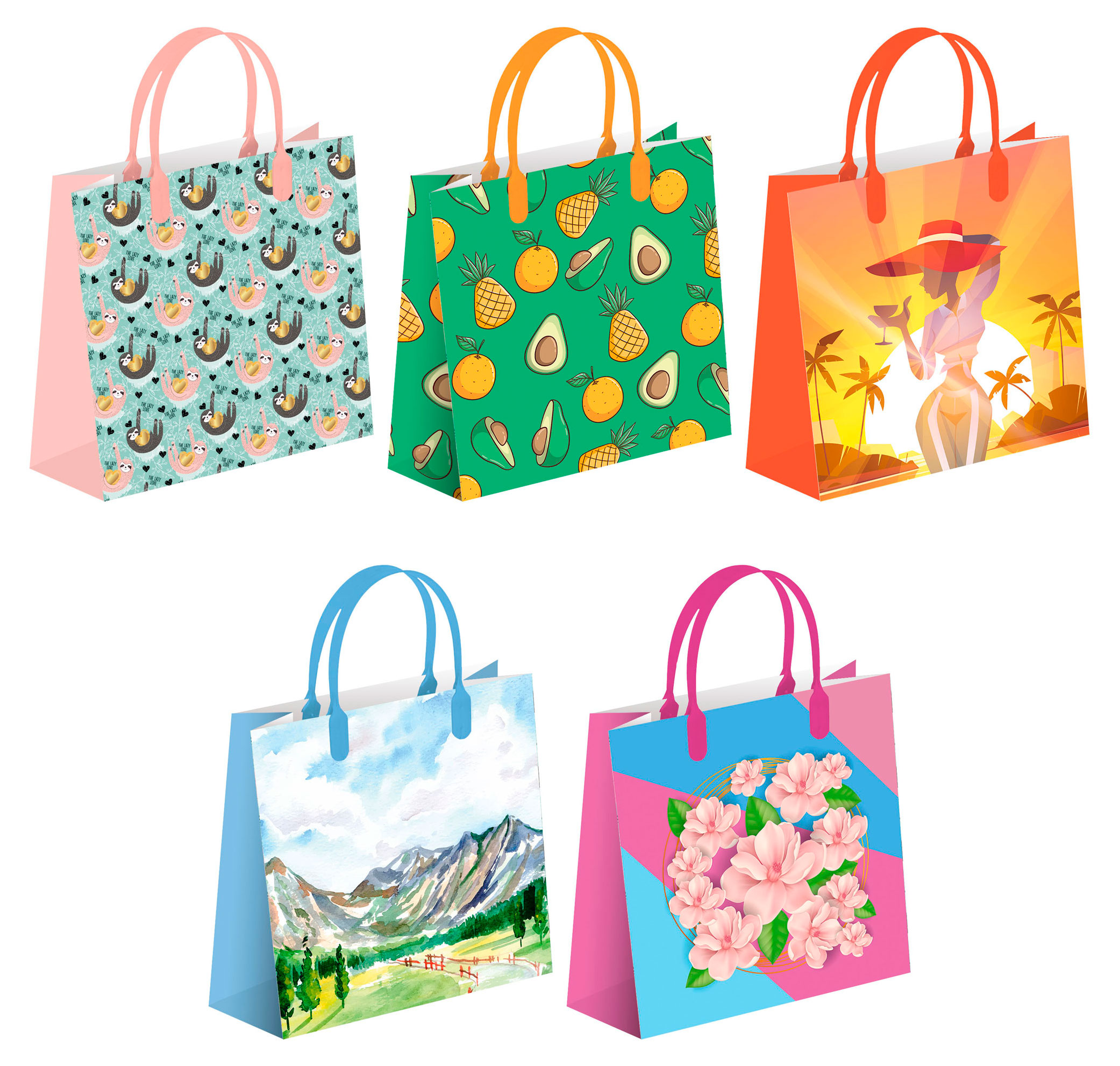 Изображение товара Подарочный пластиковый пакет 30х30 см, практичный и стильный