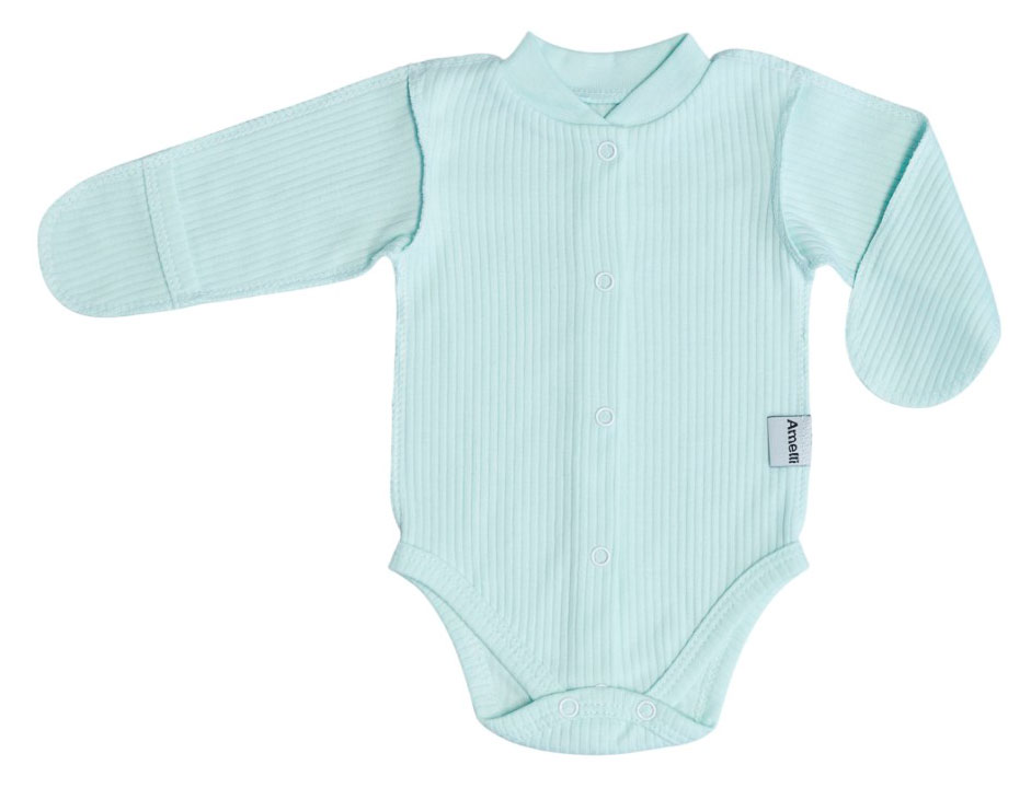 

Боди для новорожденных Амелли бирюзовое, размер 62