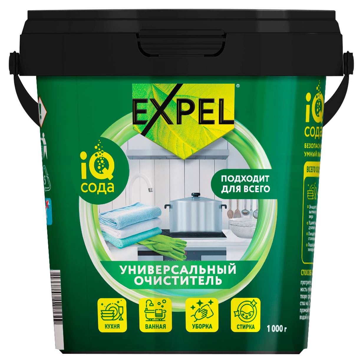 Изображение товара Чистящее средство Expel IQ Сода универсальное, 1 кг