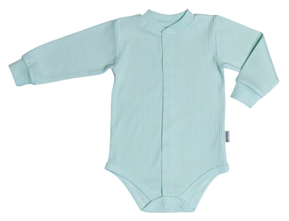 Изображение товара Боди для новорожденных «Амелли» бирюзовое, размер 68