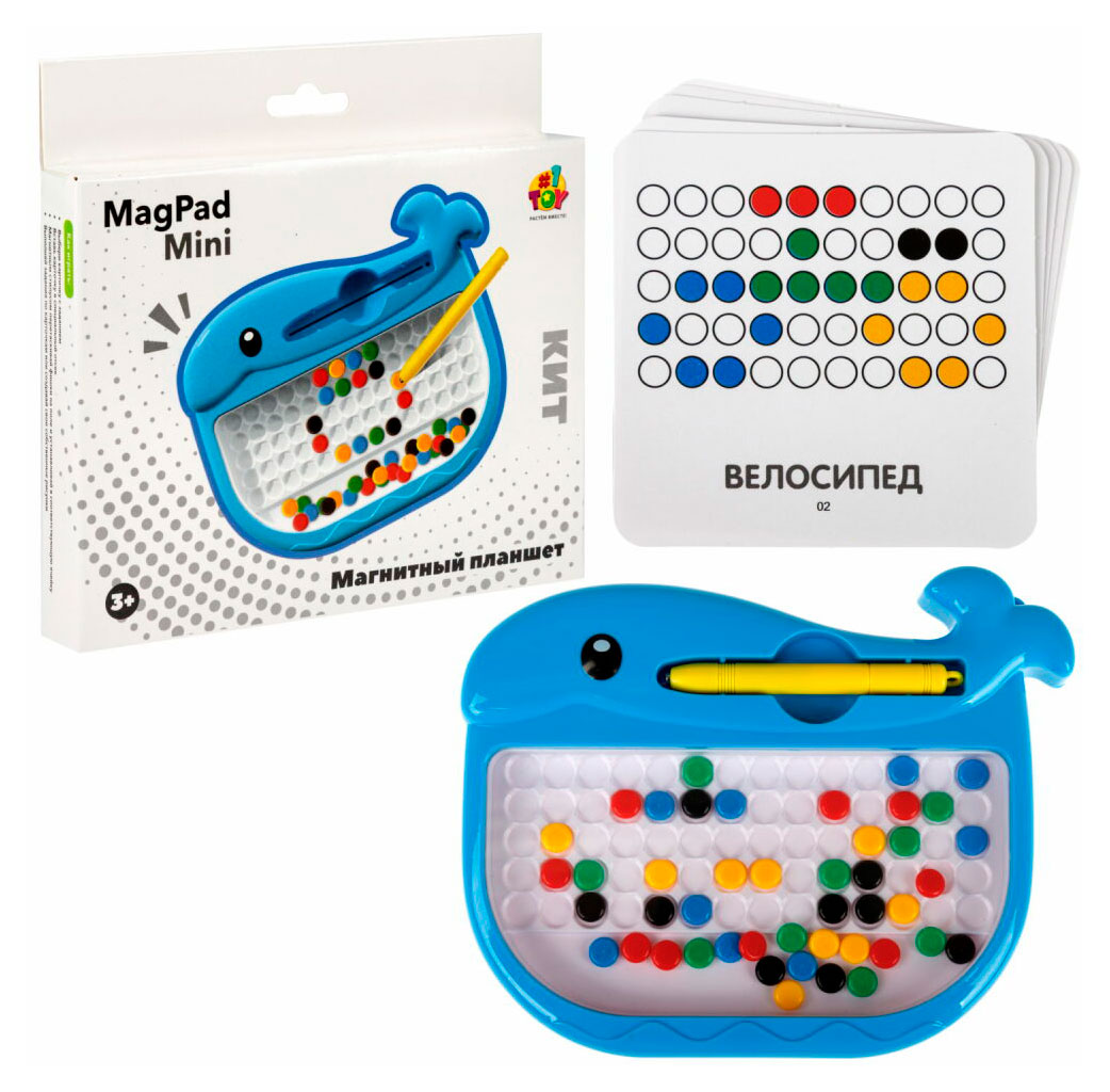 

Планшет магнитный 1TOY, 16х15 см 1 шт в ассортименте