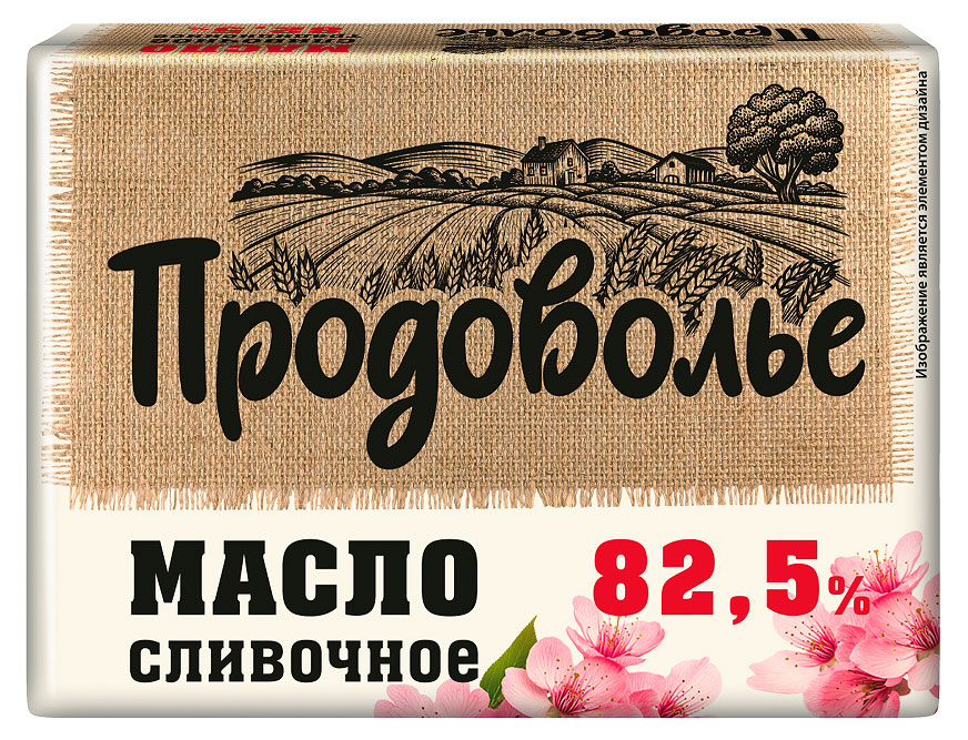 

Масло сладко-сливочное Продоволье Традиционное 82,5% БЗМЖ, 180 г