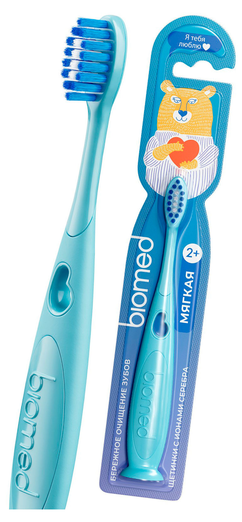 

Зубная щетка Biomed Kids Soft мягкая от 2 лет, 1 шт в ассортименте