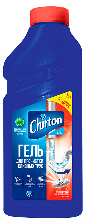 

Гель для прочистки сливных труб Chirton, 500 мл