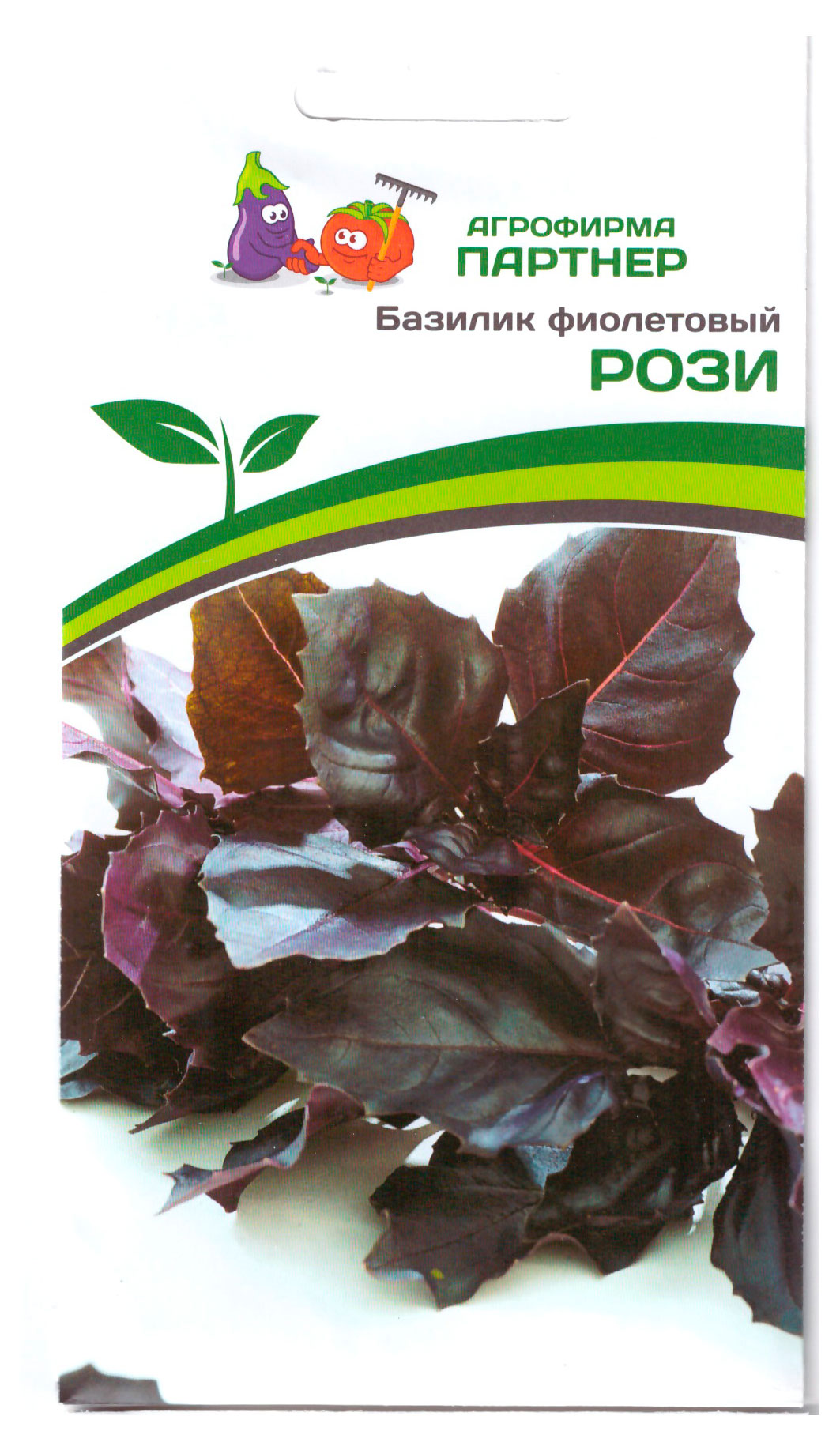 

Семена Агрофирма Партнер Базилик Рози фиолетовый, 1 г