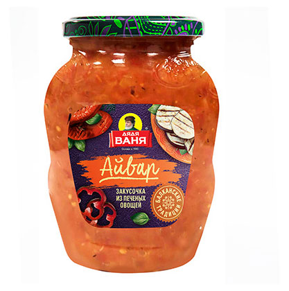 

Закуска из печеных овощей Дядя Ваня Айвар, 370 г
