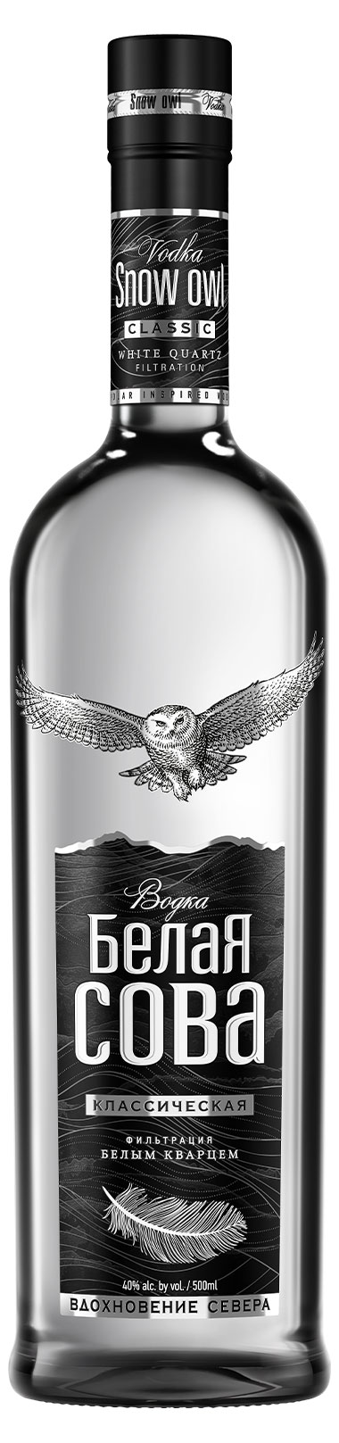 

Водка Белая Сова Классическая Россия, 0,5 л