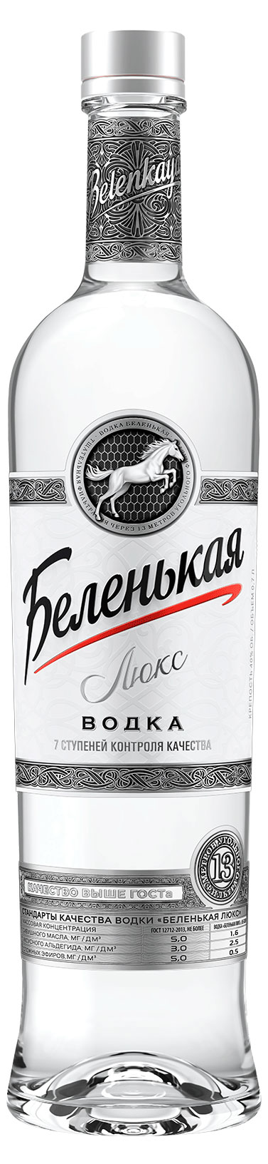 

Водка Беленькая Люкс Россия, 0,7 л