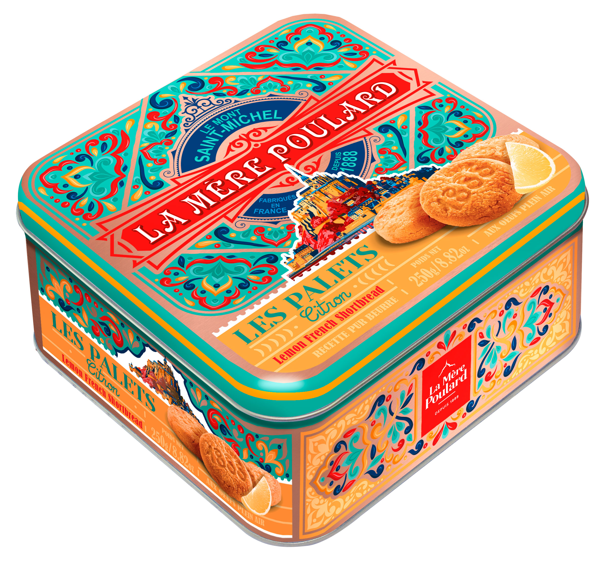 

Печенье песочное La Mere Poulard лимонное Франция, 250 г