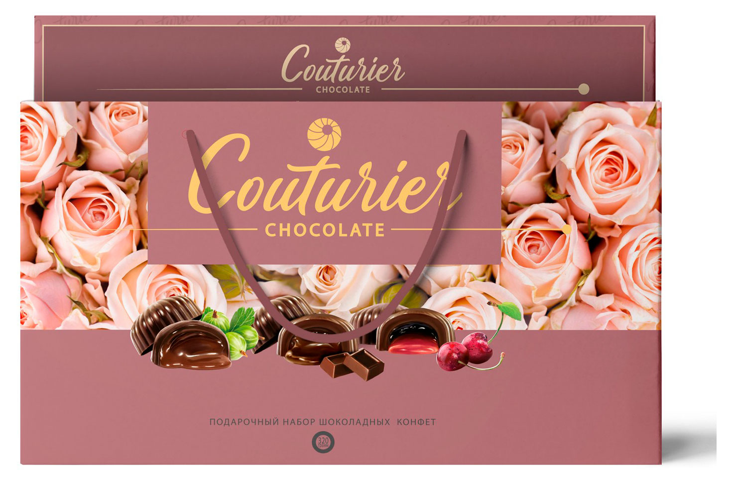 

Конфеты Couturie Нежные розы ассорти, 320 г