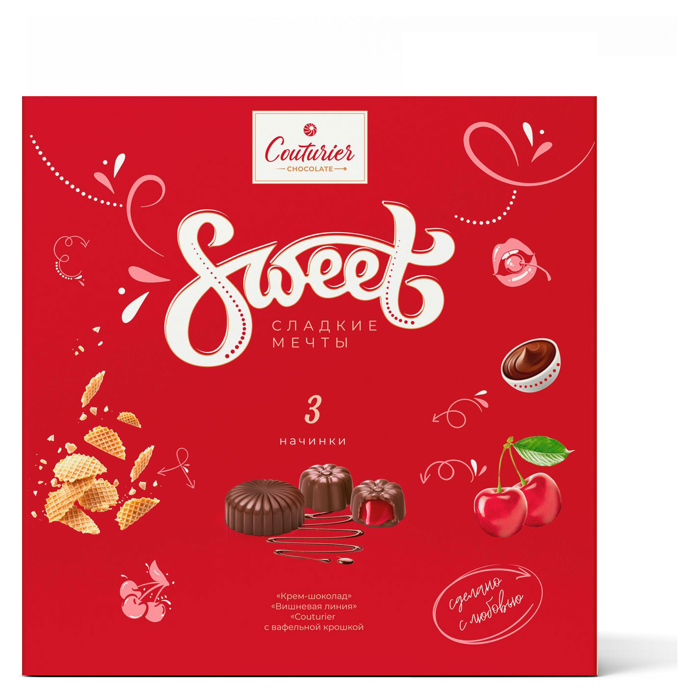 

Конфеты Couturie Сладкие мечты ассорти, 360 г