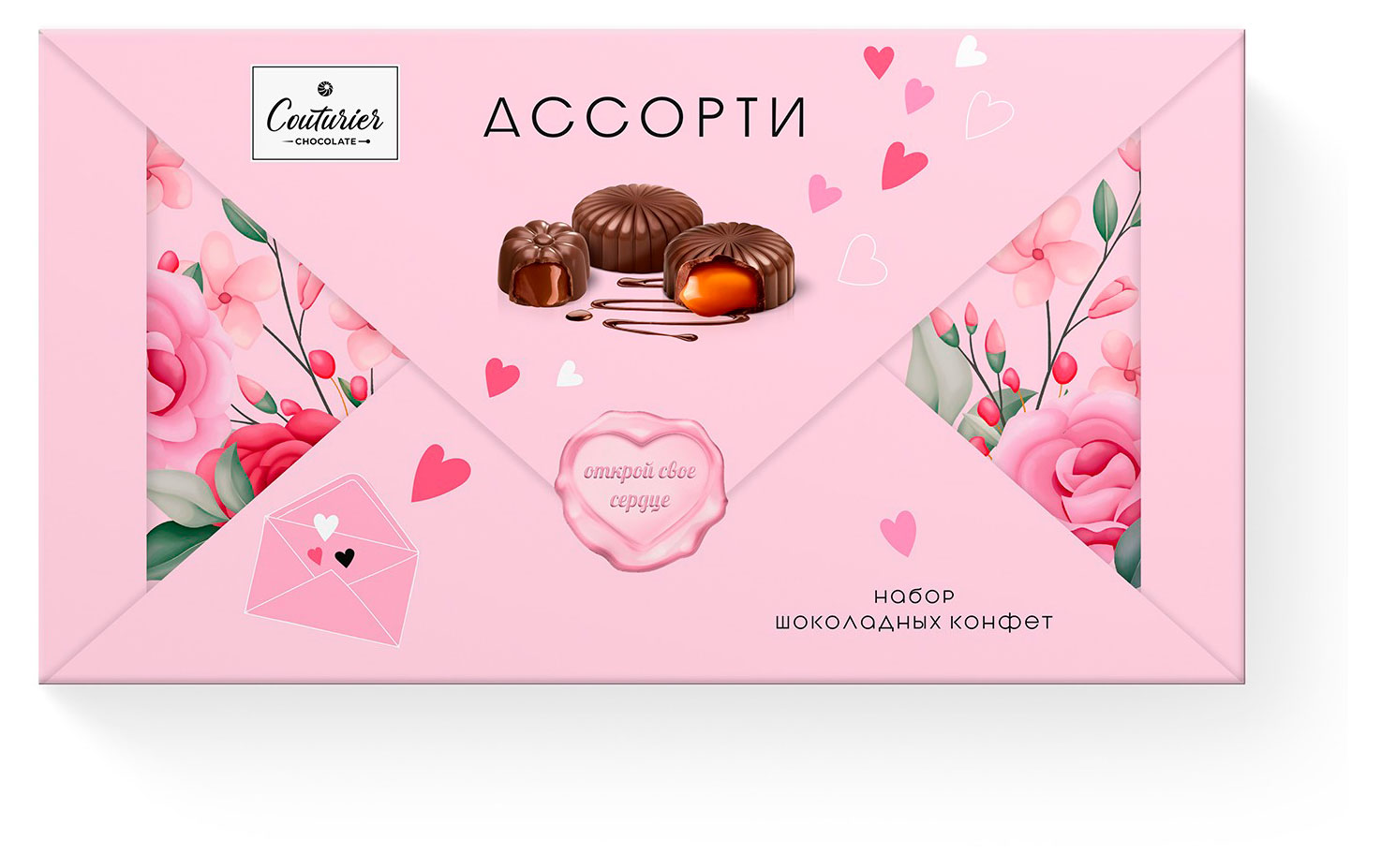 

Конфеты Couturie Конверт ассорти, 130 г