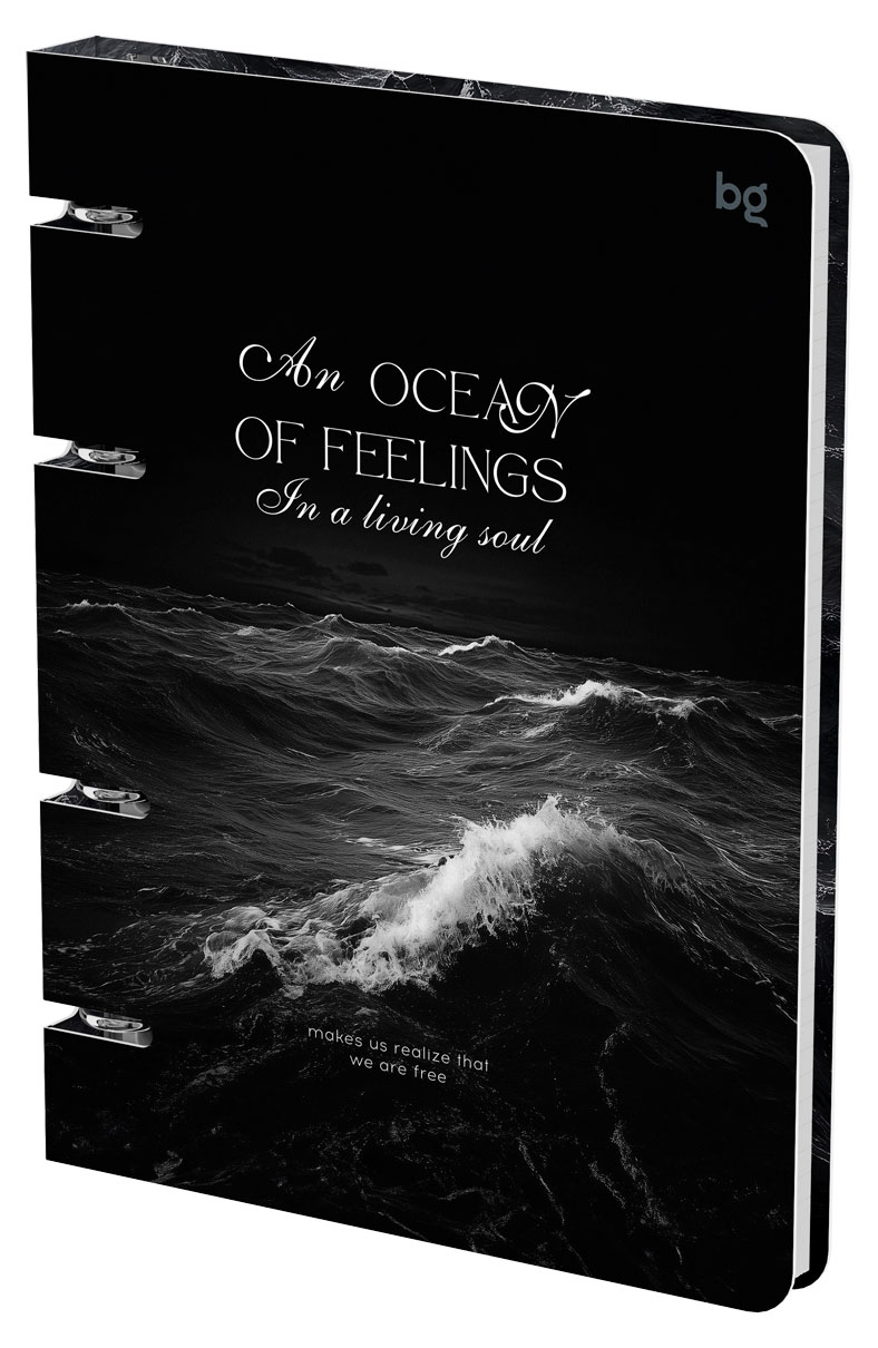 

Тетрадь BG Ocean А5 на кольцах в клетку, 120 л