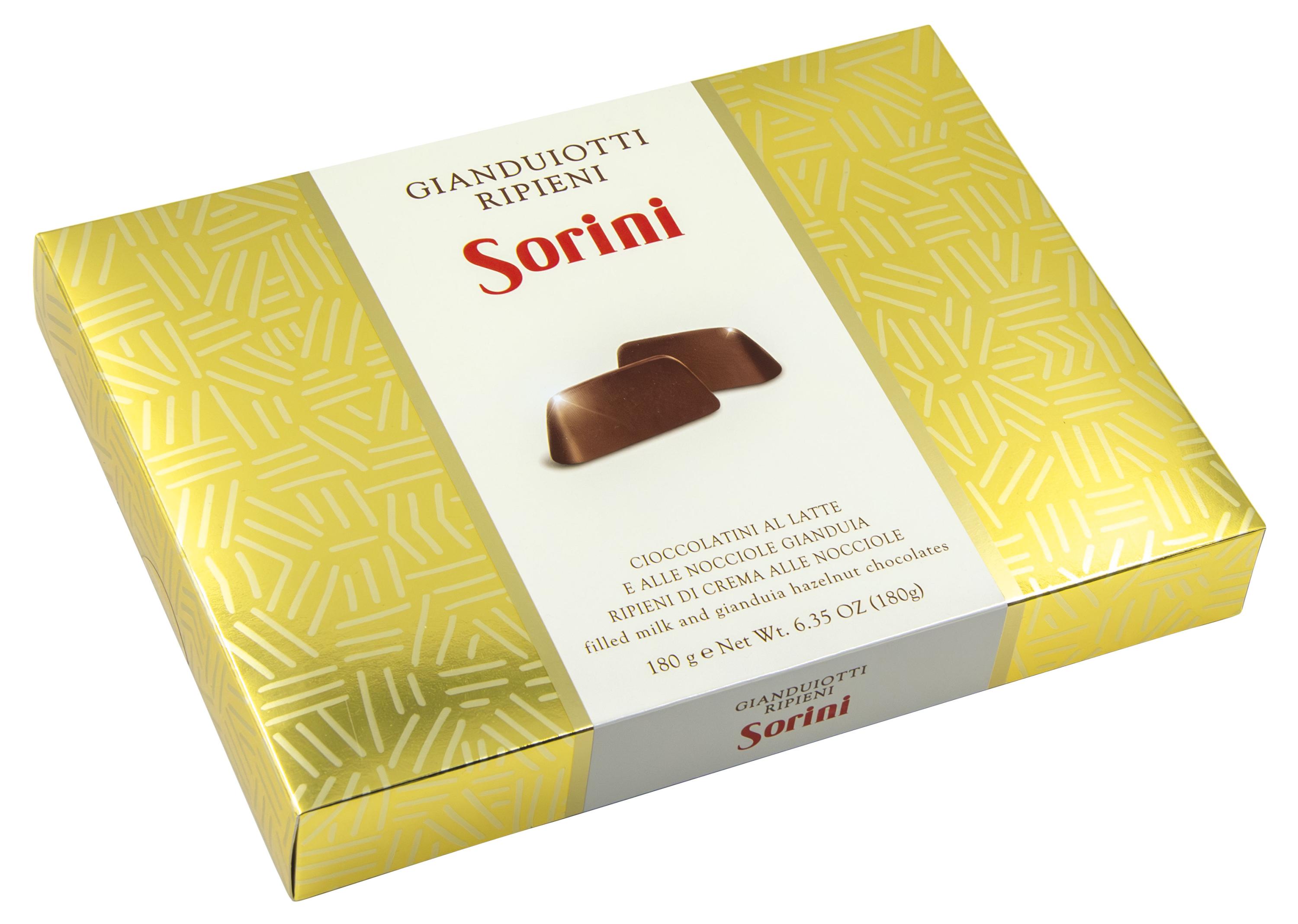 

Конфеты шоколадные Sorini Gianduiotti Ripieni Италия, 180 г
