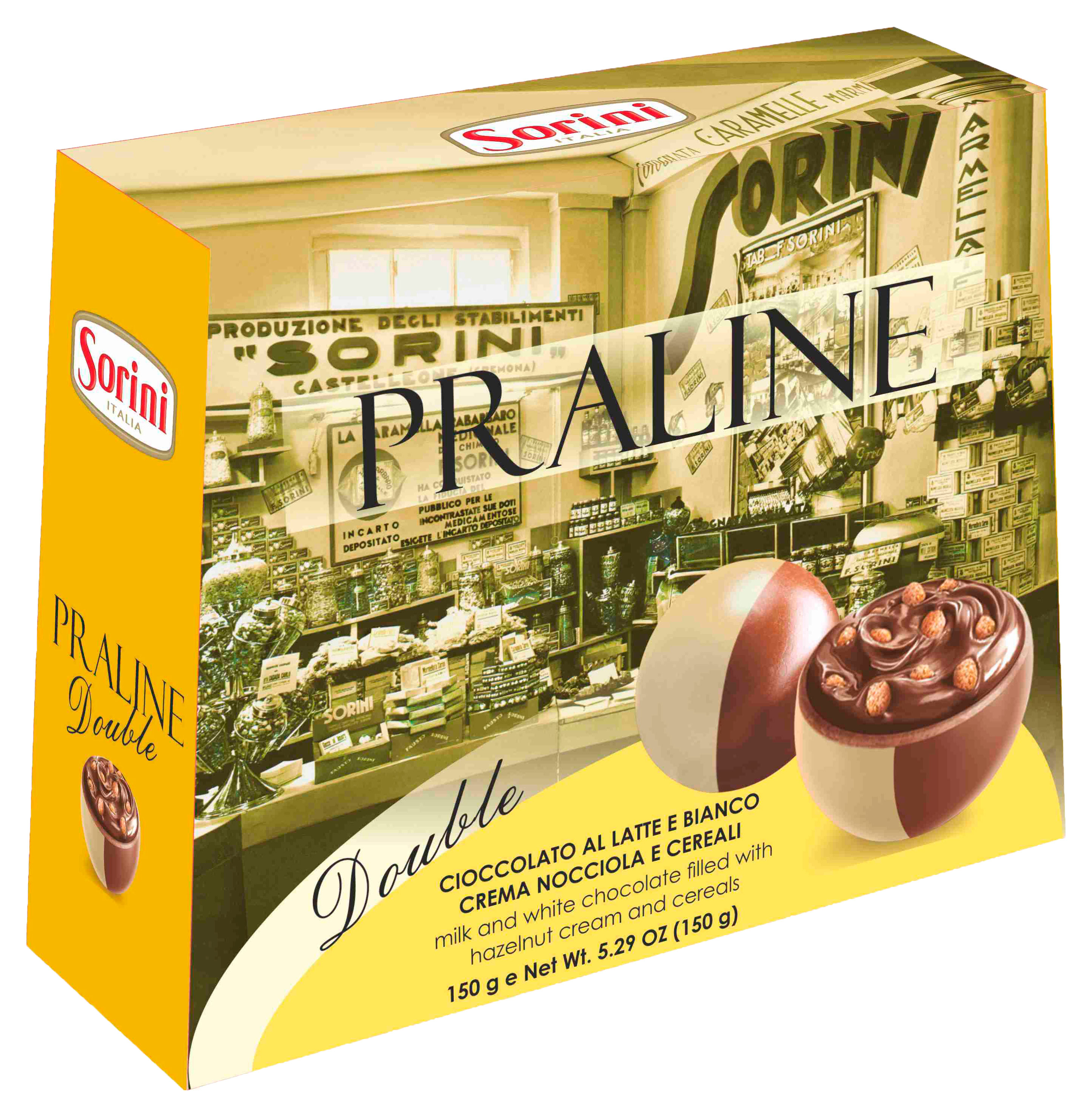 

Конфеты шоколадные Sorini Praline Double Италия, 150 г