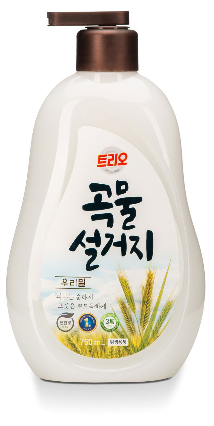 

Средство для мытья посуды Kerasys Trio Grain Wheat Пшеница Корея, 750 мл