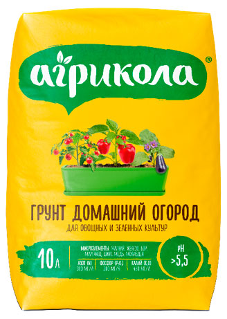 

Грунт Агрикола Домашний огород для овощных и зеленых культур, 10 л