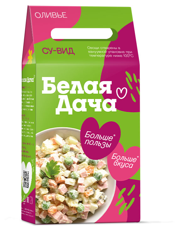 

Смесь Белая Дача Оливье из отварных овощей, 500 г