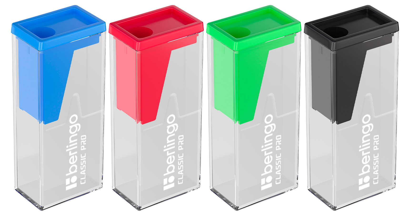 Изображение товара Точилка Berlingo пластиковая 1 отверстие, 1 шт в ассортименте