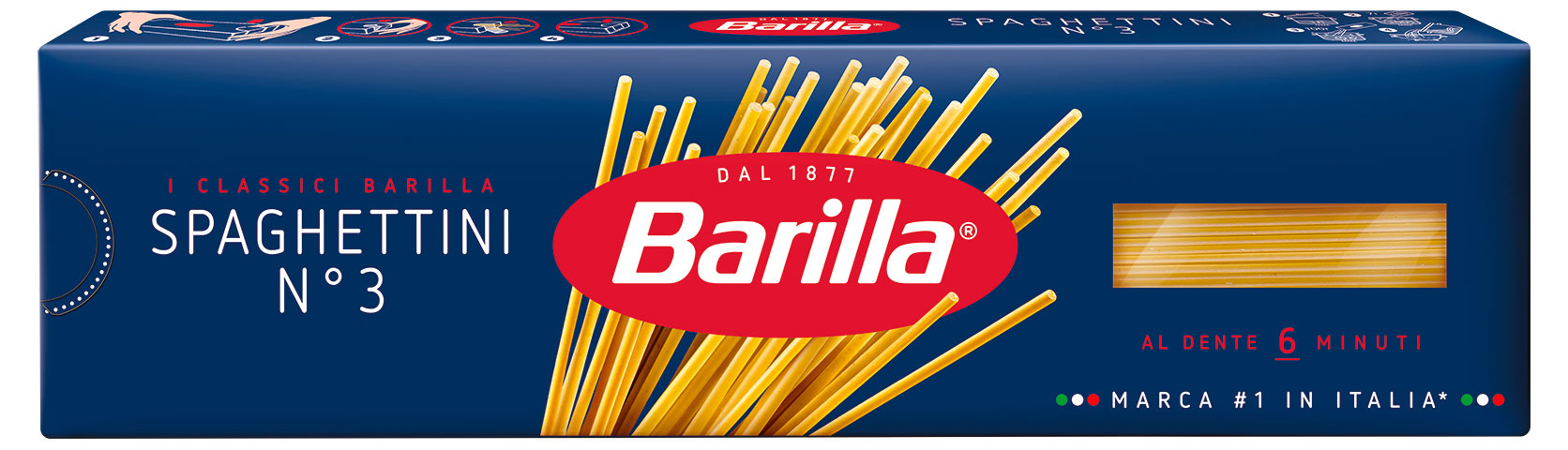 

Макаронные изделия Barilla Spaghettini 3 спагетти, 450 г
