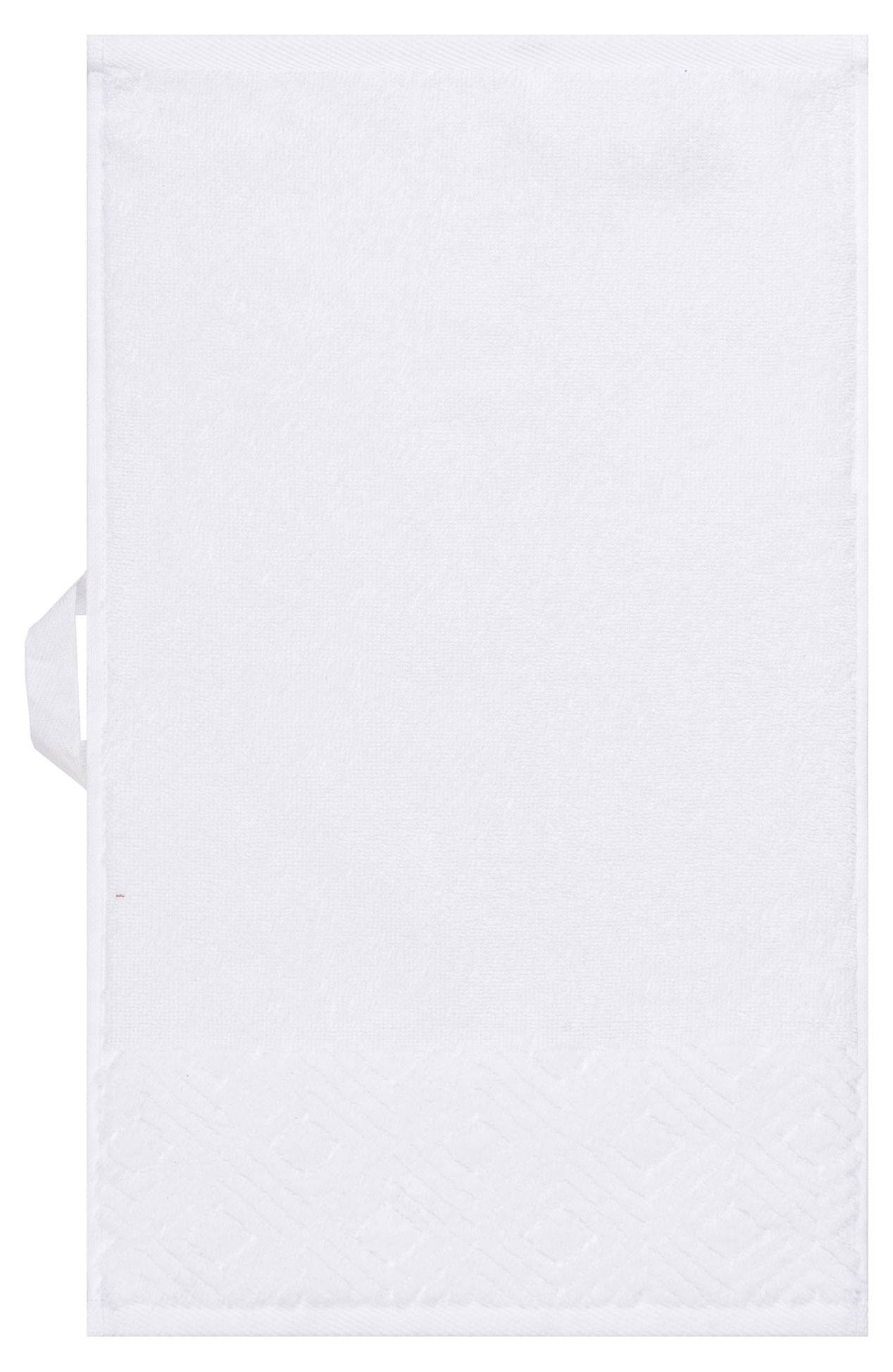 Изображение товара Махровое полотенце Actuel белое 30x50 см из 100% хлопка