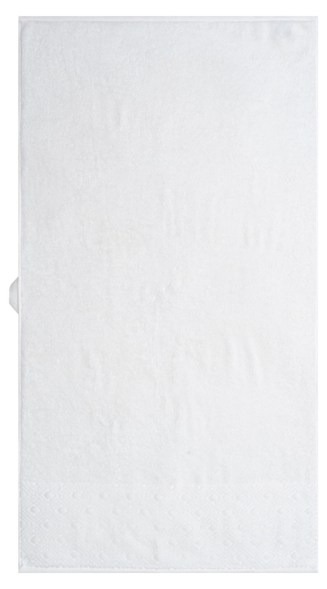 Изображение товара Махровое полотенце Actuel белое 70х130 см для ванной комнаты