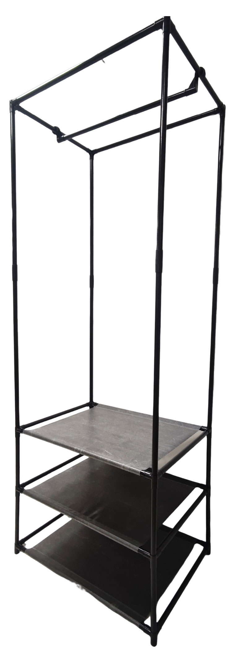 

Вешалка-стеллаж напольная черная, 56х42х159,5 см
