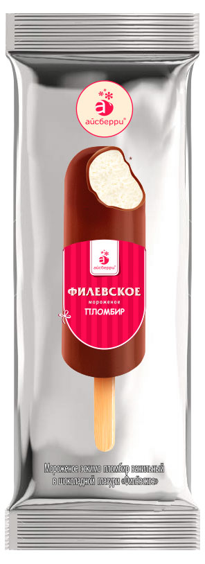 

Мороженое Филевское эскимо в шоколадной глазури БЗМЖ, 80 г