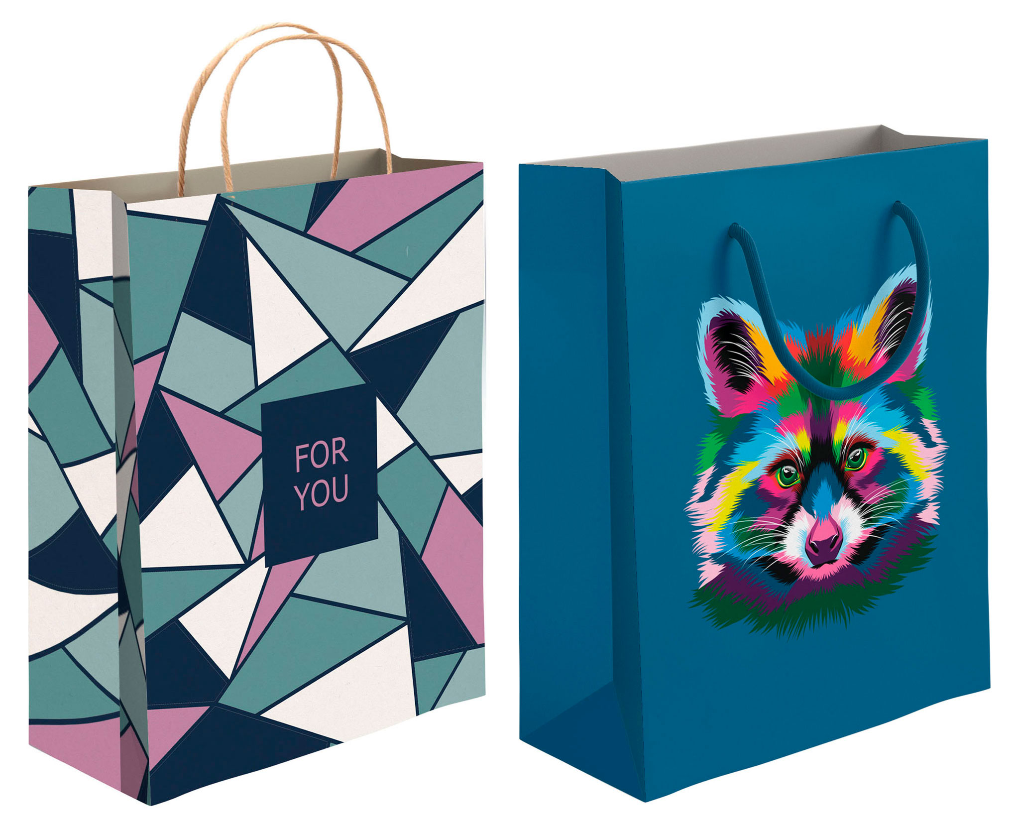 Изображение товара Подарочный глянцевый пакет 20х24 см ассортимент