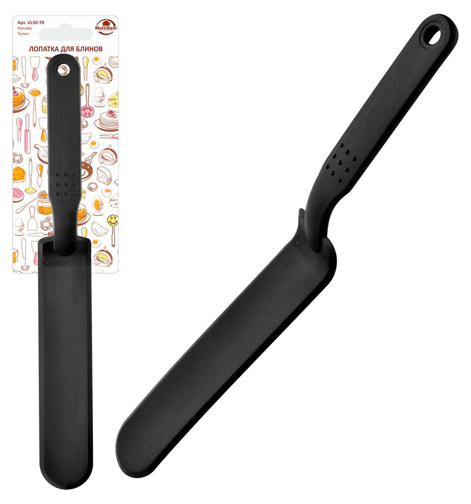 Изображение товара Лопатка для блинов MultiDom Эконом 32 см пластмассовая кухонная лопатка