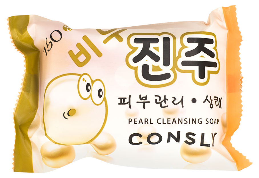 Изображение товара Твердое мыло CONSLY с экстрактом жемчуга 150 г для тела и ухода за кожей